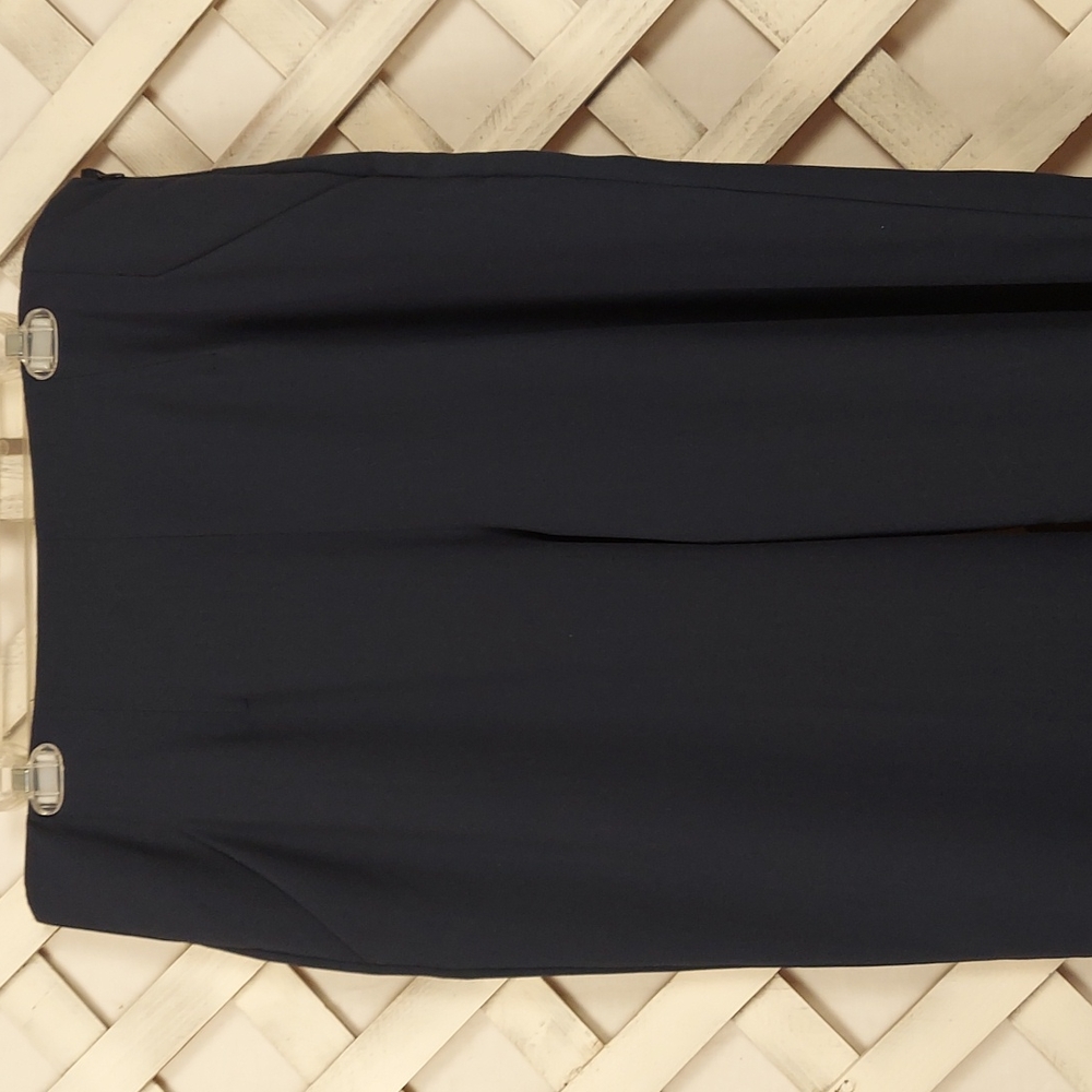 Chadwicks Navy Dress Trousers with Zip Side and Pockets in Size 18 Tall